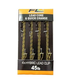 SET 4 MONTURI PE LEADCORE CU VARTEJ RAPID 80 CM