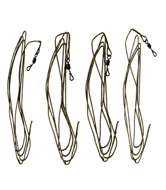 SET 4 MONTURI PE LEADCORE CU VARTEJ RAPID 80 CM