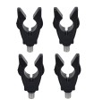 SET 4 CAP SUPORT MIC SILICONIC  "V" NEGRU PROFL