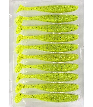 SHAD 11cm PROFL VERDE GLITER SET 10buc.