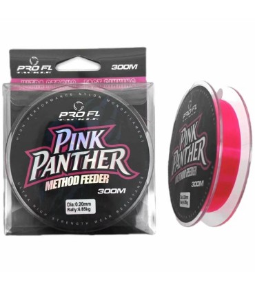 MONOFILAMENT PROFL METHOD FEEDER PANTHER PINK 300m